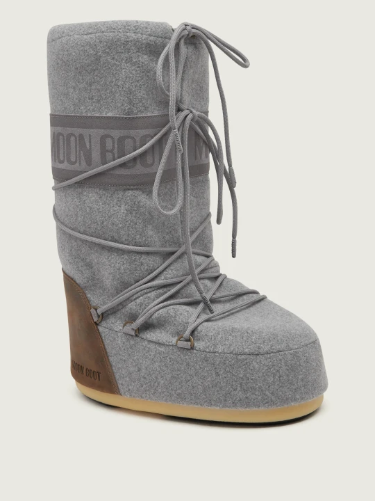 Zdjęcie produktu Moon Boot Śniegowce MB Icon | skóra szary