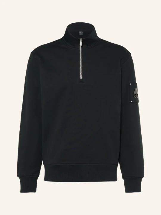 Zdjęcie produktu Moose Knuckles Bluza Dresowa Typu Troyer Hartsfield schwarz CZARNY