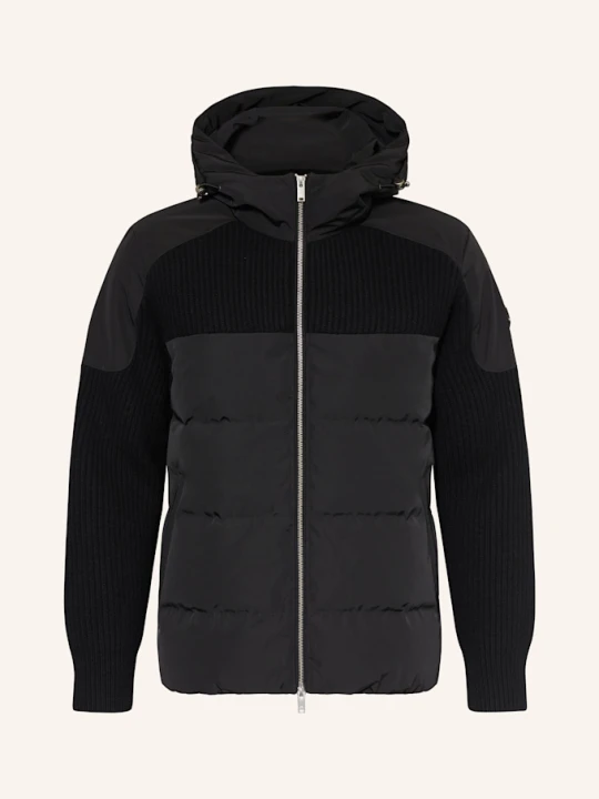 Zdjęcie produktu Moose Knuckles Kurtka Puchowa Glenvale Z Mieszanki Materiałów schwarz CZARNY