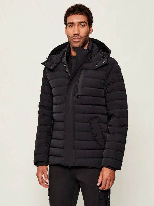 Zdjęcie produktu Moose Knuckles Puchowa kurtka GREYSTONE | Slim Fit czarny