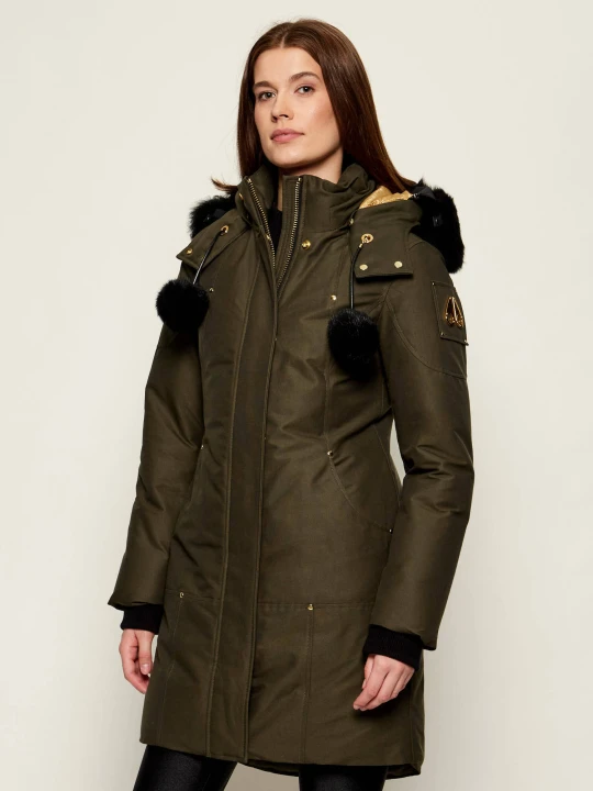 Zdjęcie produktu Moose Knuckles Puchowa parka | Slim Fit oliwkowy