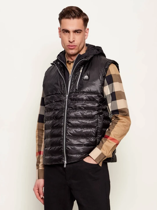 Zdjęcie produktu Moose Knuckles Puchowy bezrękawnik CLOUD | Regular Fit czarny