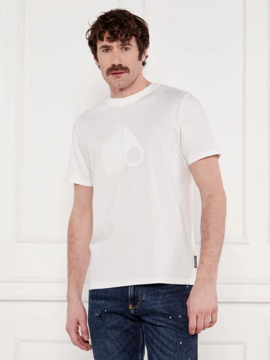 Zdjęcie produktu Moose Knuckles T-shirt AUGUSTINE | Regular Fit ecru