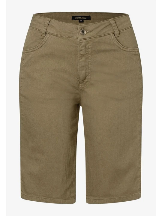 Zdjęcie produktu More & More Bermudy dżinsowe w kolorze khaki rozmiar: 34