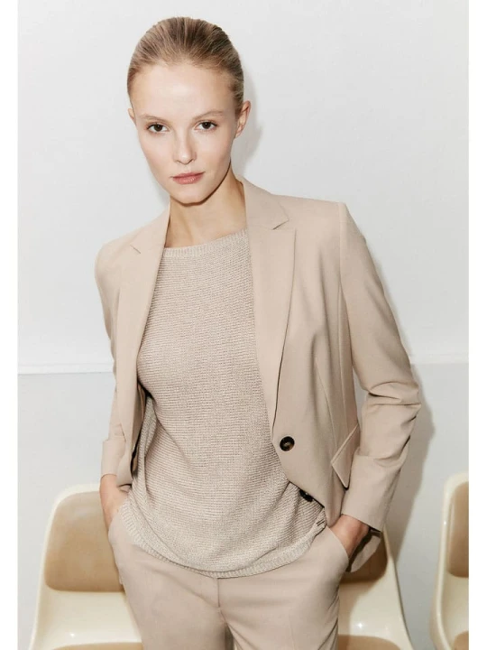 Zdjęcie produktu More & More Blezer w kolorze beżowym rozmiar: 46
