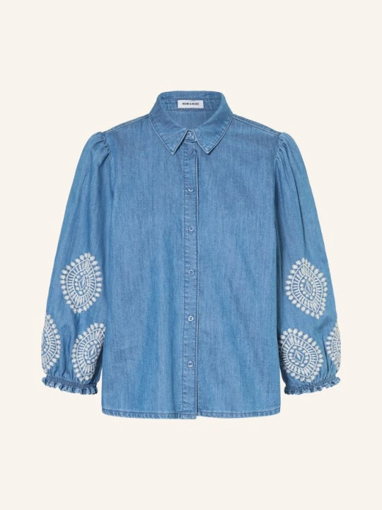 Zdjęcie produktu More & More Bluzka Jeansowa Z Rękawami 3/4 blau