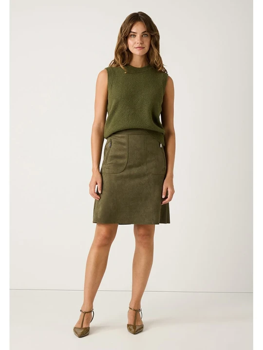 Zdjęcie produktu More & More Spódnica w kolorze khaki rozmiar: 42