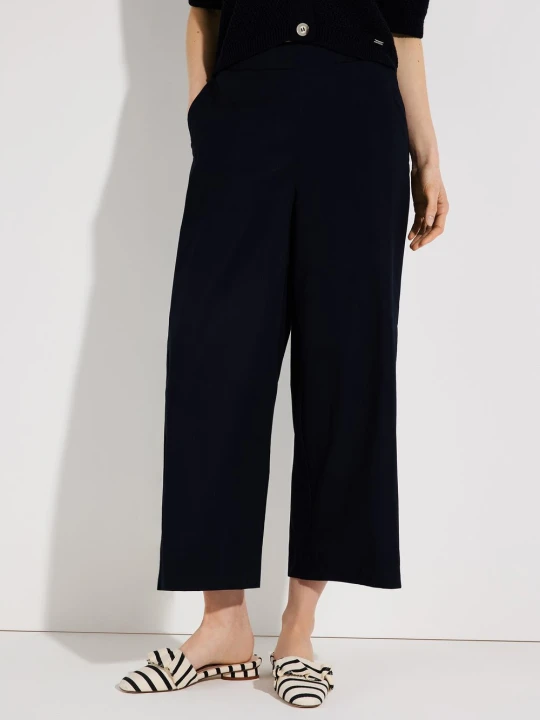 Zdjęcie produktu More & More Spodnie typu culottes Kobiety Bawełna niebieski