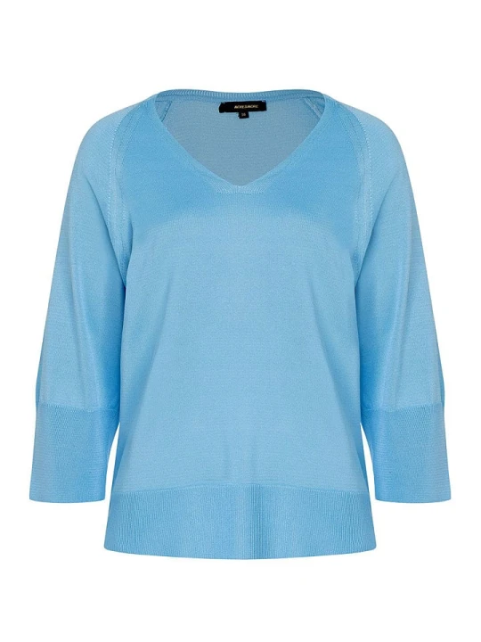 Zdjęcie produktu More & More Sweter w kolorze błękitnym rozmiar: 42