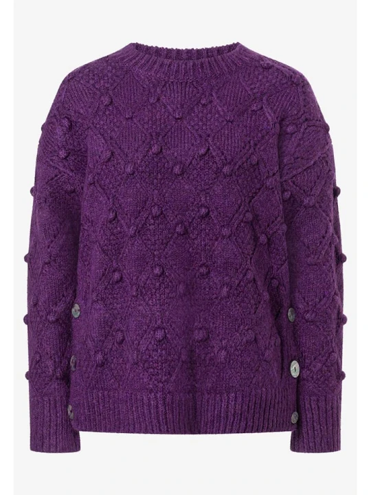 Zdjęcie produktu More & More Sweter w kolorze fioletowym rozmiar: 42
