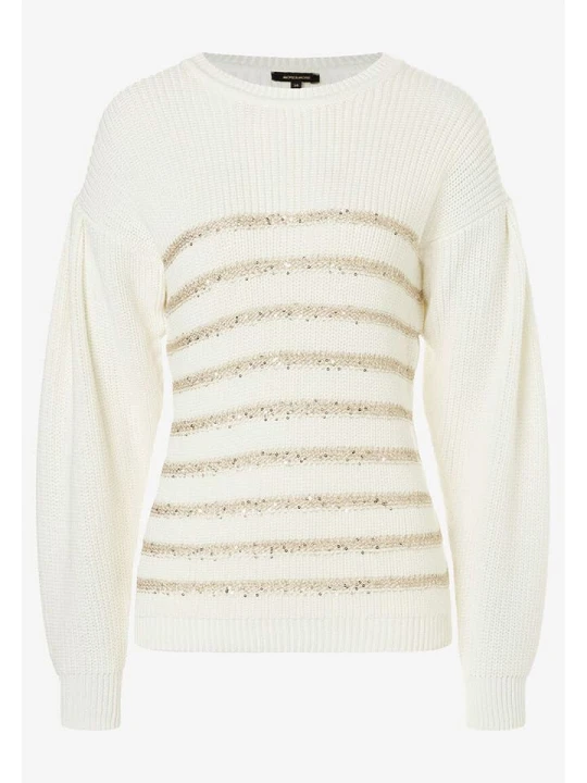Zdjęcie produktu More & More Sweter w kolorze kremowym rozmiar: 42
