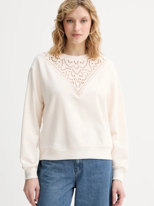 Zdjęcie produktu Morgan bluza damska z bawełną beżowy