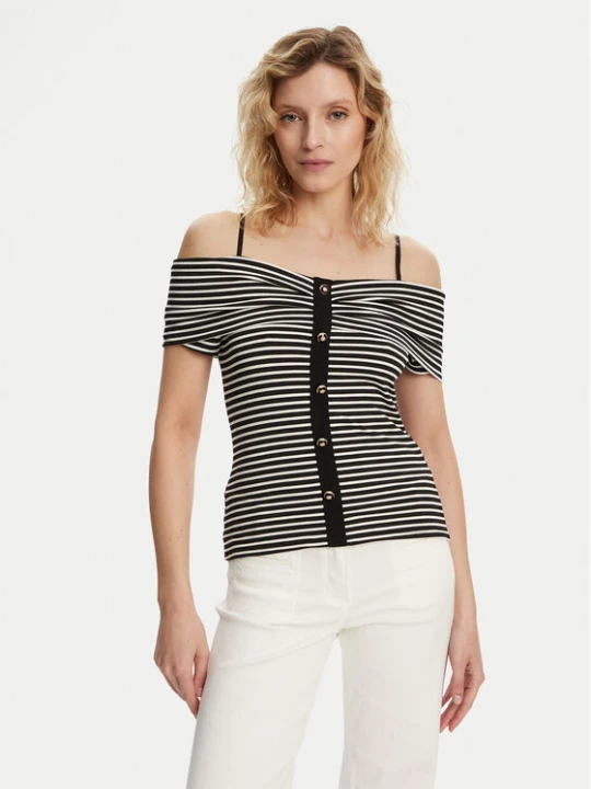Zdjęcie produktu Morgan Bluzka 241-DROPEZ Czarny Slim Fit