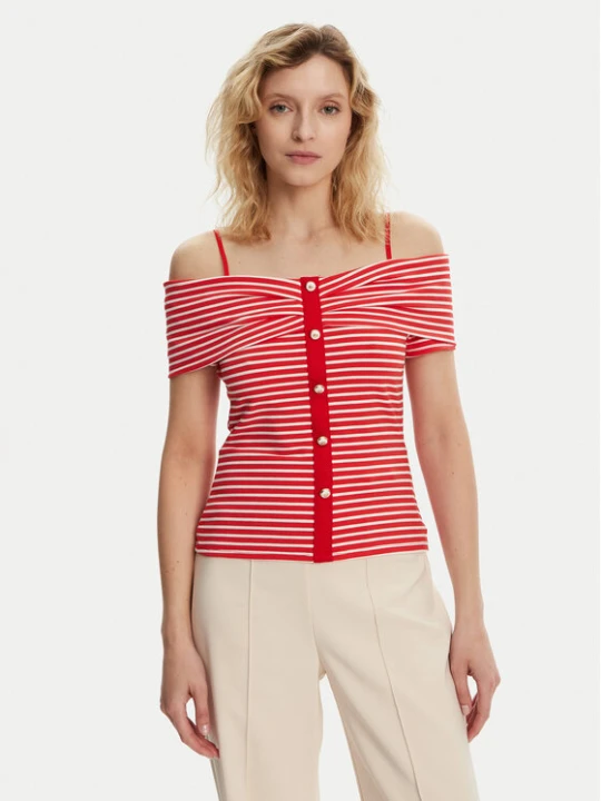 Zdjęcie produktu Morgan Bluzka 241-DROPEZ Czerwony Slim Fit
