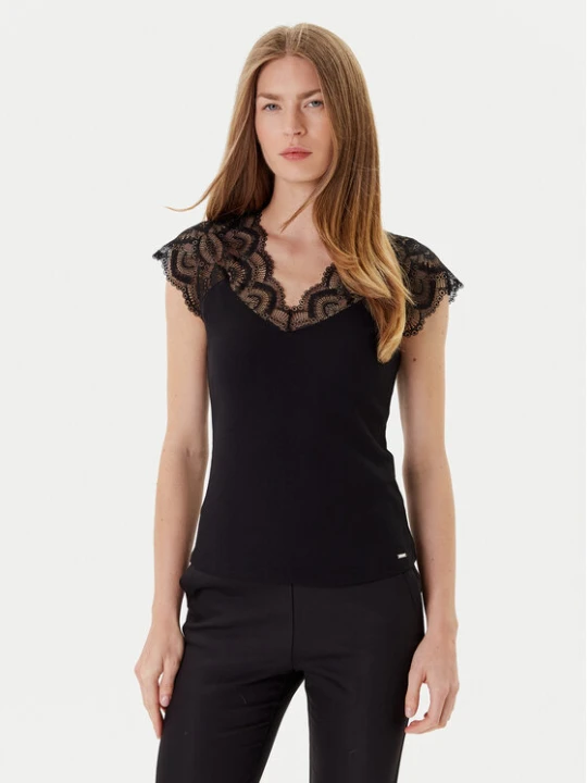 Zdjęcie produktu Morgan Bluzka 251-DELI Czarny Slim Fit