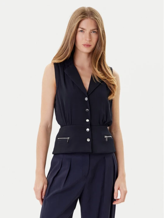 Zdjęcie produktu Morgan Bluzka 252-COZIP Granatowy Slim Fit
