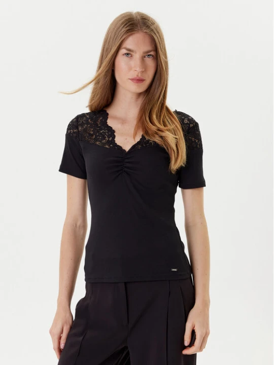 Zdjęcie produktu Morgan Bluzka 252-DELINE Czarny Slim Fit