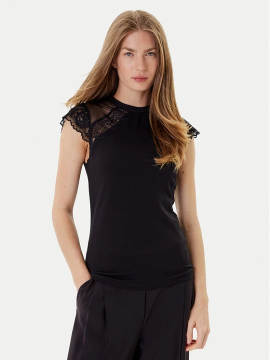 Zdjęcie produktu Morgan Bluzka 252-DODO Czarny Slim Fit
