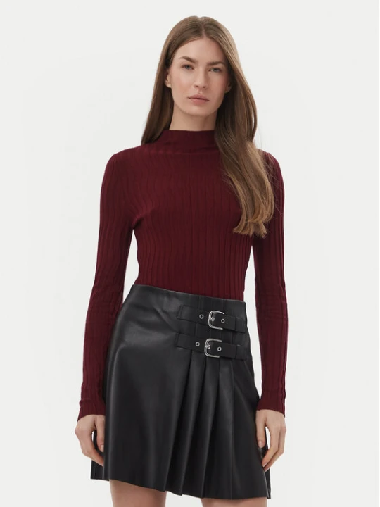 Zdjęcie produktu Morgan Bluzka 252-MROYA Bordowy Slim Fit