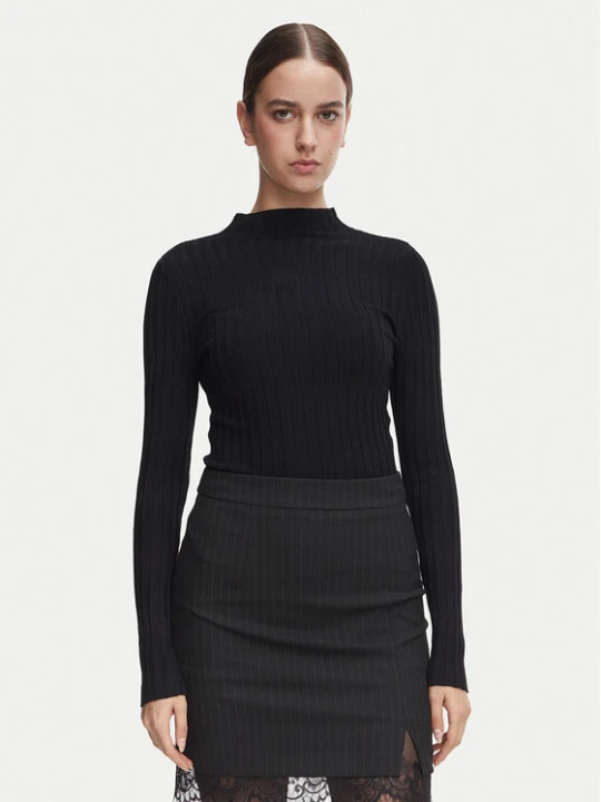 Zdjęcie produktu Morgan Bluzka 252-MROYA Czarny Slim Fit