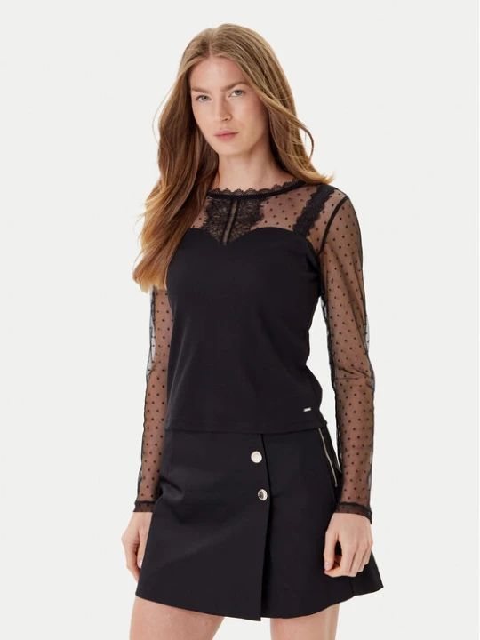 Zdjęcie produktu Morgan Bluzka 252-TIPO 979 Czarny Slim Fit