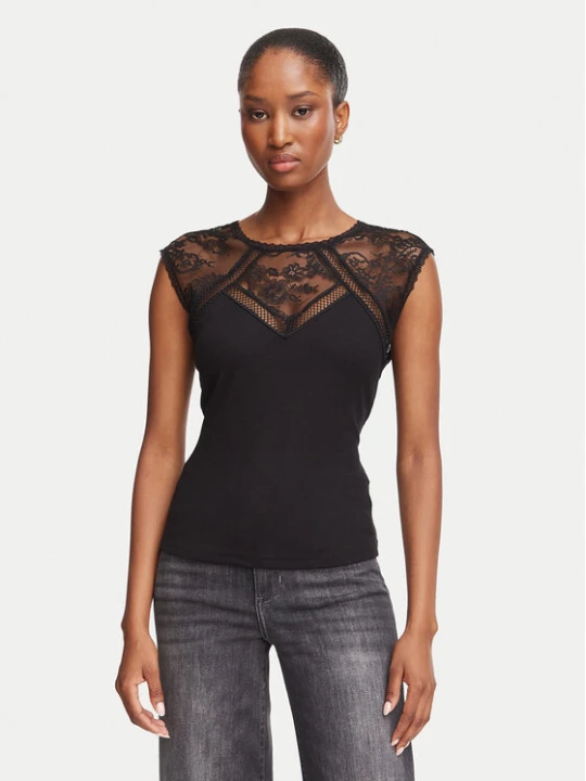Zdjęcie produktu Morgan Bluzka 262-DIAMO Czarny Slim Fit