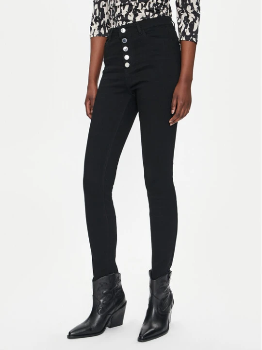 Zdjęcie produktu Morgan Jeansy 242-PBLACK1 Czarny Slim Fit