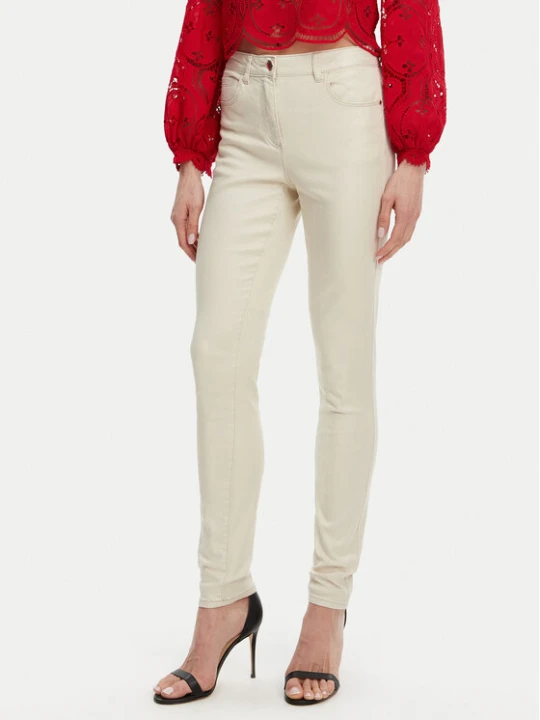 Zdjęcie produktu Morgan Jeansy 251-PEWELI Beżowy Slim Fit