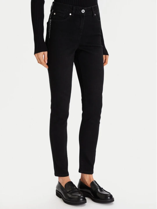 Zdjęcie produktu Morgan Jeansy 252-PAVI Czarny Slim Fit