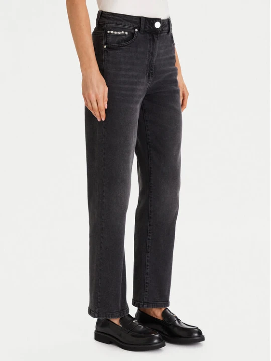 Zdjęcie produktu Morgan Jeansy 252-PNICE Czarny Wide Leg