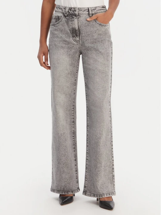 Zdjęcie produktu Morgan Jeansy 261-PIGRIM Szary Wide Leg