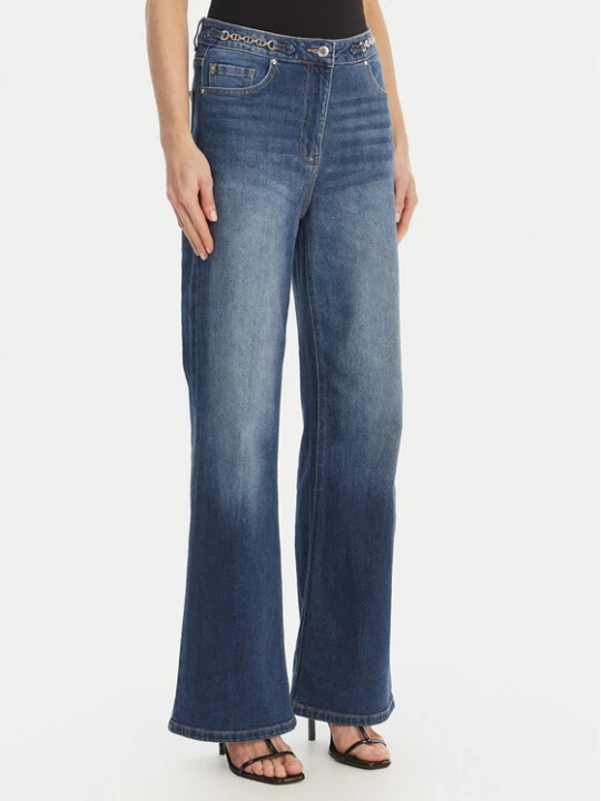 Zdjęcie produktu Morgan Jeansy 261-PIZET Niebieski Wide Leg