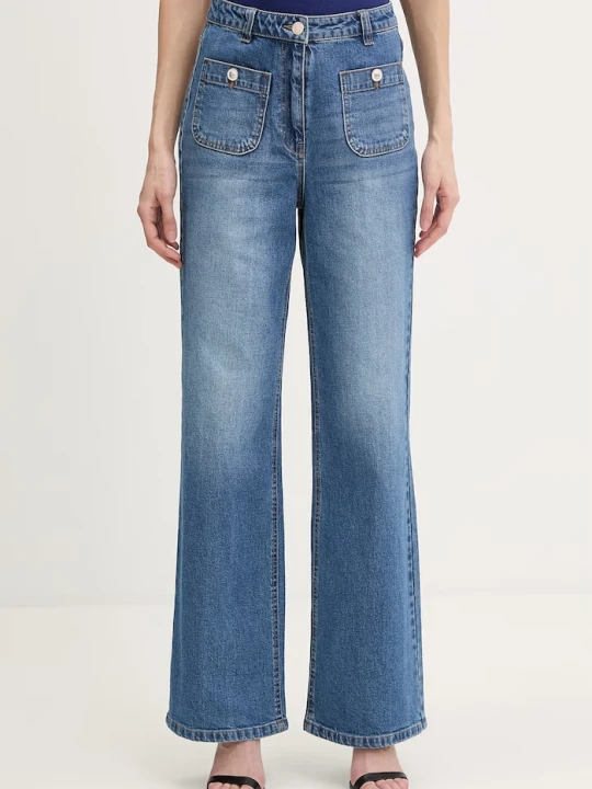 Zdjęcie produktu Morgan jeansy straight damskie niebieski