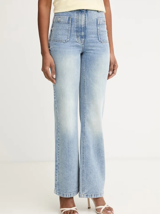 Zdjęcie produktu Morgan jeansy straight damskie niebieski