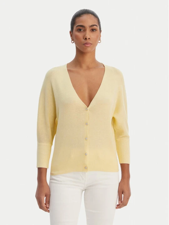 Zdjęcie produktu Morgan Kardigan 251-MBATSI Żółty Slim Fit