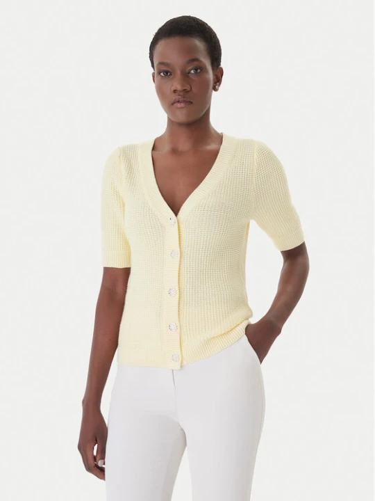 Zdjęcie produktu Morgan Kardigan 261-MYRTILE Żółty Slim Fit