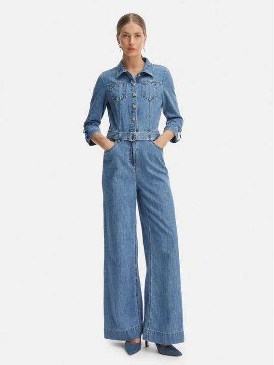 Zdjęcie produktu Morgan Kombinezon 261-PIMA Niebieski Wide Leg