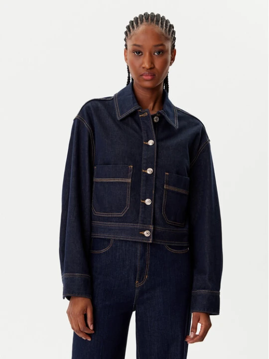 Zdjęcie produktu Morgan Kurtka jeansowa 252-GADZA Granatowy Relaxed Fit