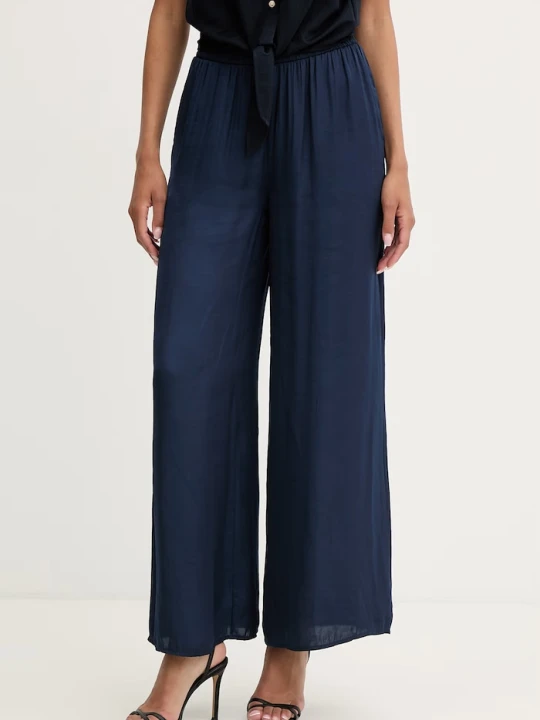 Zdjęcie produktu Morgan spodnie wide leg damskie PWENDA granatowy
