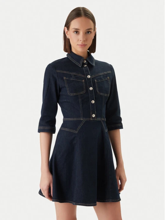 Zdjęcie produktu Morgan Sukienka jeansowa 261-REXAS Granatowy Regular Fit
