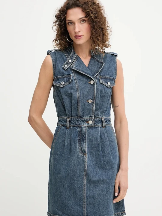 Zdjęcie produktu Morgan sukienka jeansowa granatowy