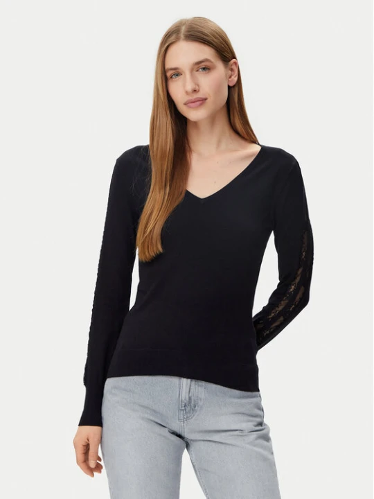 Zdjęcie produktu Morgan Sweter 251-MIELO Czarny Slim Fit