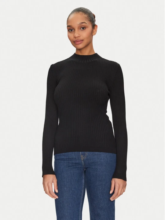 Zdjęcie produktu Morgan Sweter 251-MLACY Czarny Slim Fit