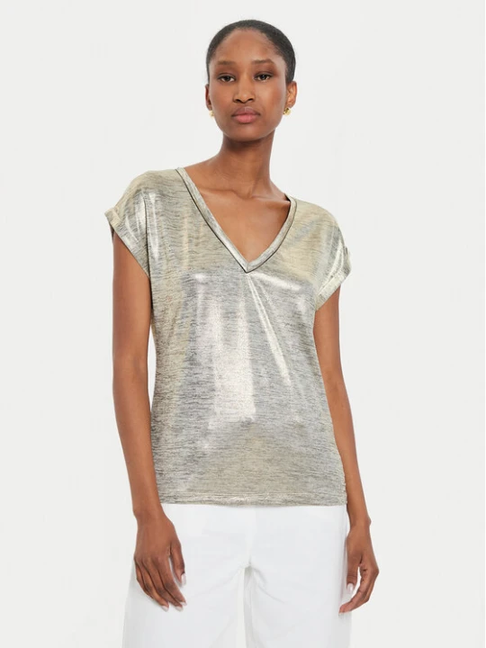 Zdjęcie produktu Morgan T-Shirt 242-DAYA1 Złoty Regular Fit