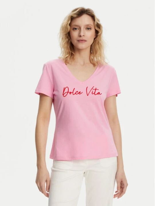 Zdjęcie produktu Morgan T-Shirt 251-DOLCE Różowy Regular Fit