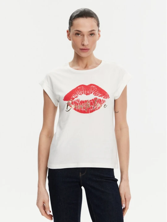 Zdjęcie produktu Morgan T-Shirt 251-DVALA Biały Regular Fit