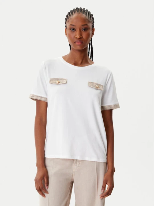 Zdjęcie produktu Morgan T-Shirt 252-DAEL Biały Regular Fit