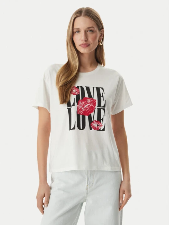 Zdjęcie produktu Morgan T-Shirt 261-DOVE Biały Regular Fit