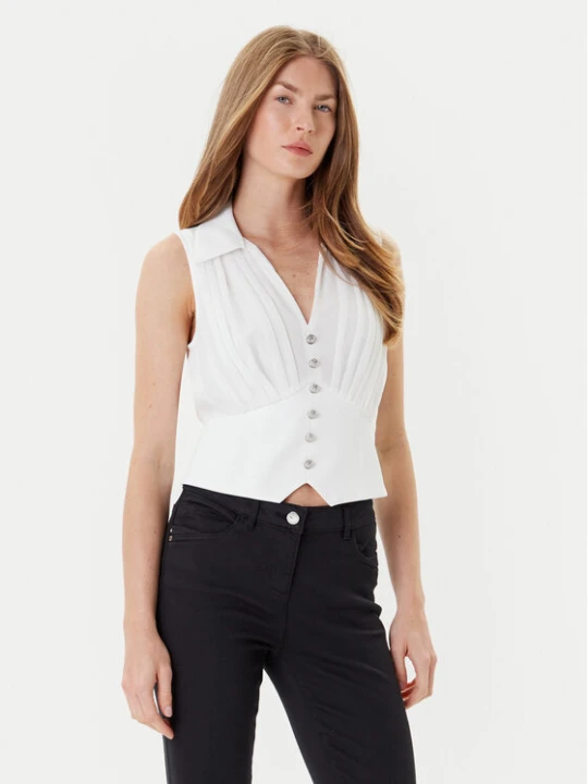Zdjęcie produktu Morgan Top 242-OPLI Biały Slim Fit