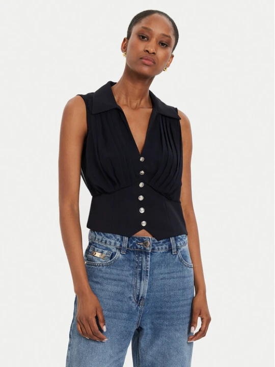 Zdjęcie produktu Morgan Top 242-OPLI Granatowy Slim Fit